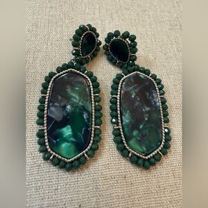 💛EMERALD GREEN EARRINGS💛